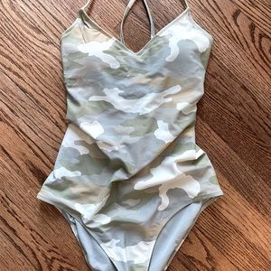 Aerie Strappy Back One Piece Swimsuit